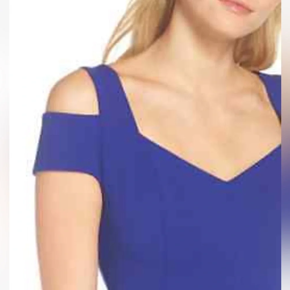 Eliza J blue cocktail dress - size 4 - Picture 8 of 8